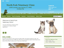 Tablet Screenshot of northforkvetclinic.com